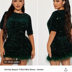 Glittery dress from fashion nova